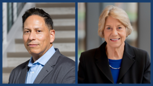 Professional headshots of Fellows Vincent Guilamo-Ramos and Nancy Morrow-Howell.