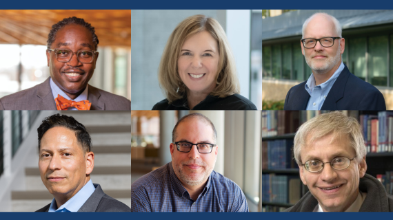 Professional headshots of Fellows Sean Joe, Dawn Anderson-Butcher, Daniel Flannery (top), Vincent Guilamo-Ramos, Leopoldo J. Cabassa, and Harold Pollack (bottom).